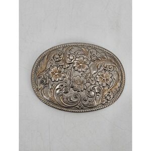 CHAMBERS PHOENIX GOLD PLATED WESTERN BELT BUCKLE. made in the USA